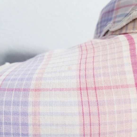 Vintage 80's retro COTTAGECORE prairie pastel shirt top blouse Plus Size - Picture 10 of 12